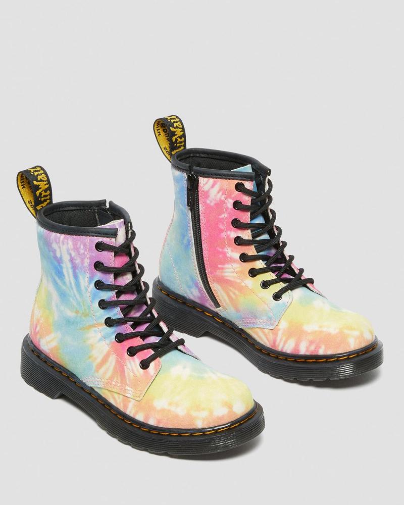 Dr Martens Junior 1460 Tie Dye Veterlaarzen Kinderen Gekleurd | NL 134OKI